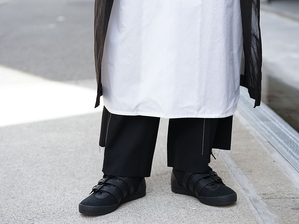 B Yohji Yamamoto - ビーヨウジヤマモト 19SS See-through コート