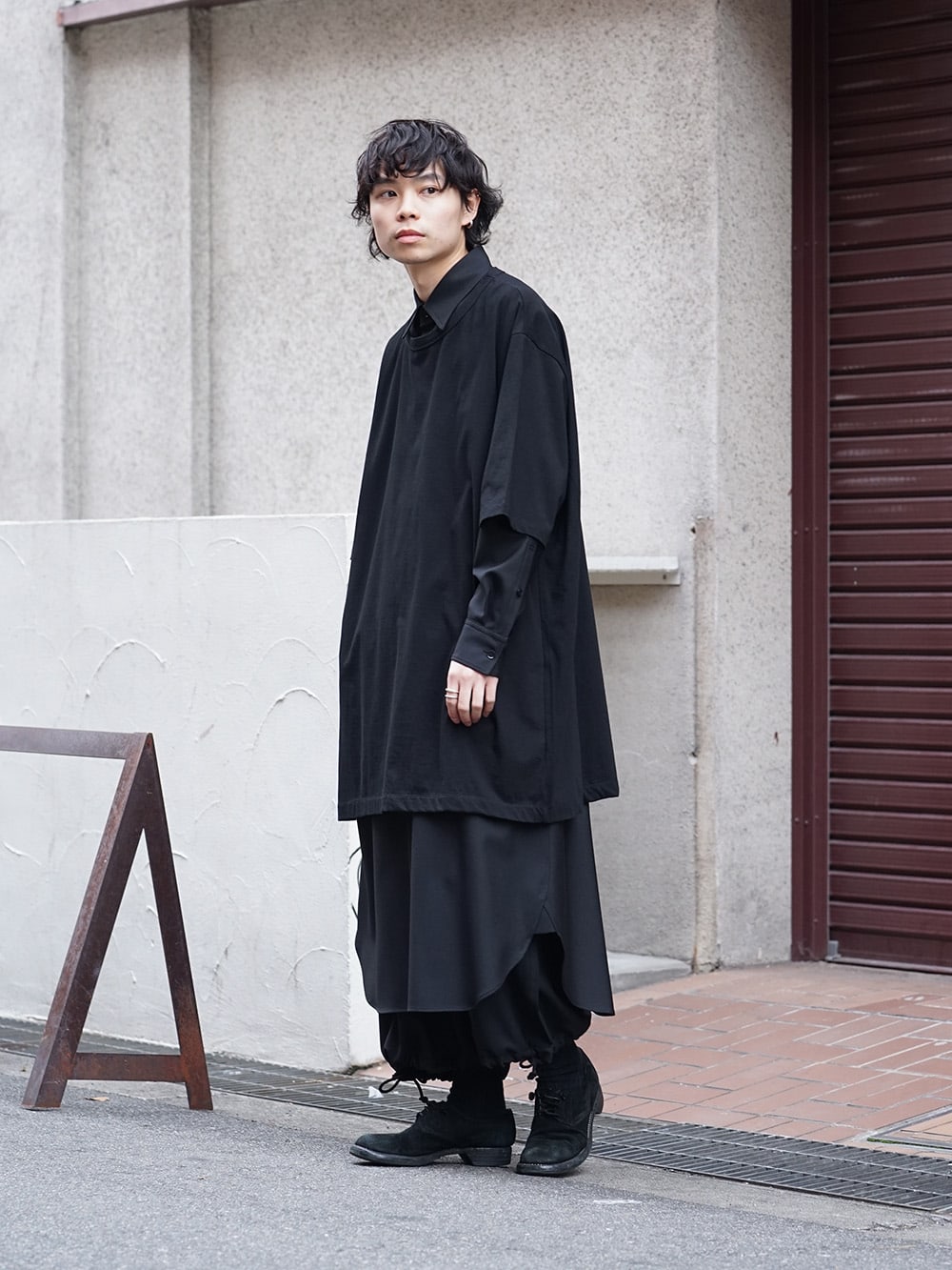 Ground Y 2019SS Black Layered Style