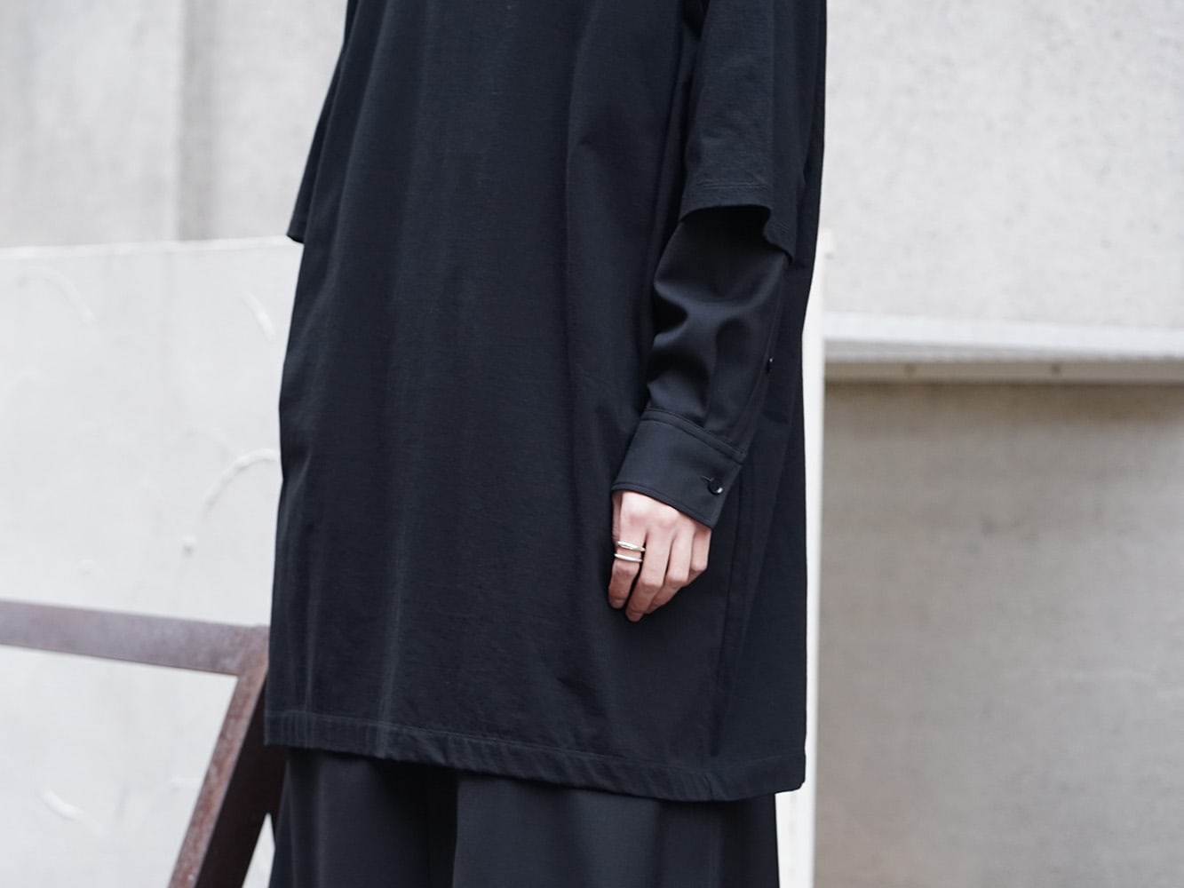 Ground Y 2019SS Black Layered Style