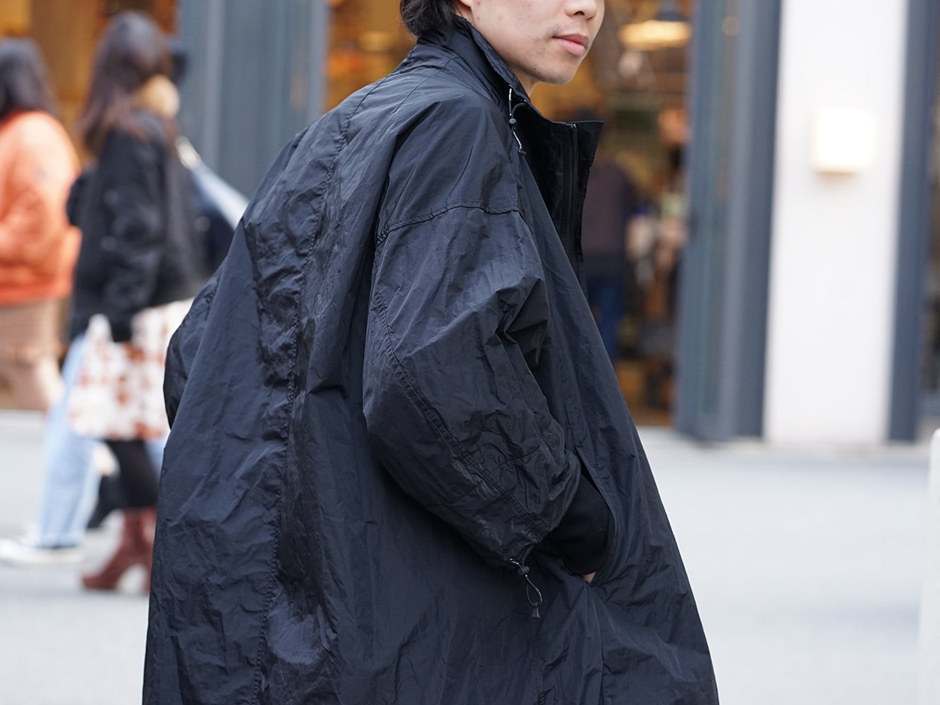 NILøS 2019SS Cowl neck Spindle jacket Style