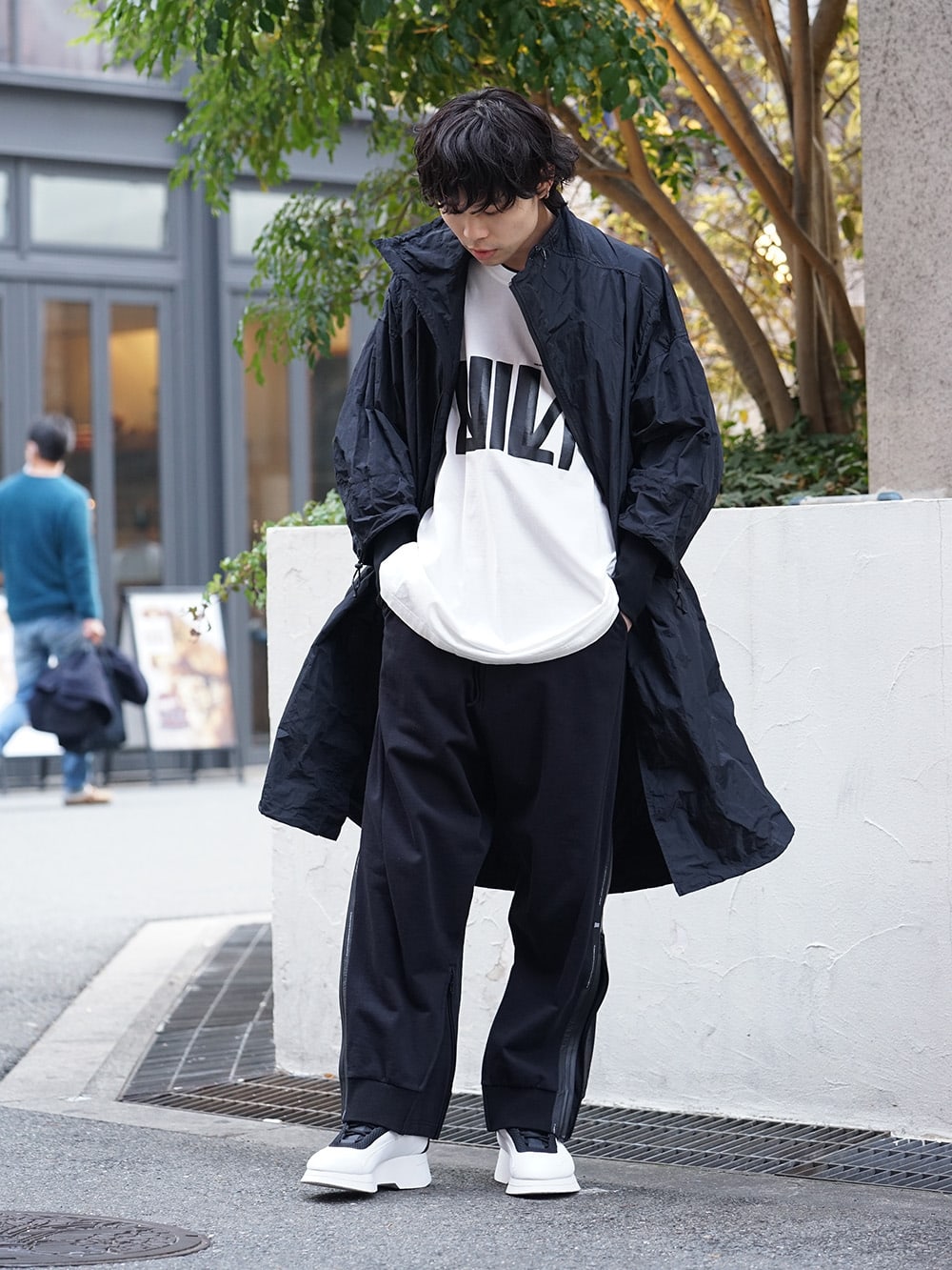 NILøS 2019SS Cowl neck Spindle jacket Style