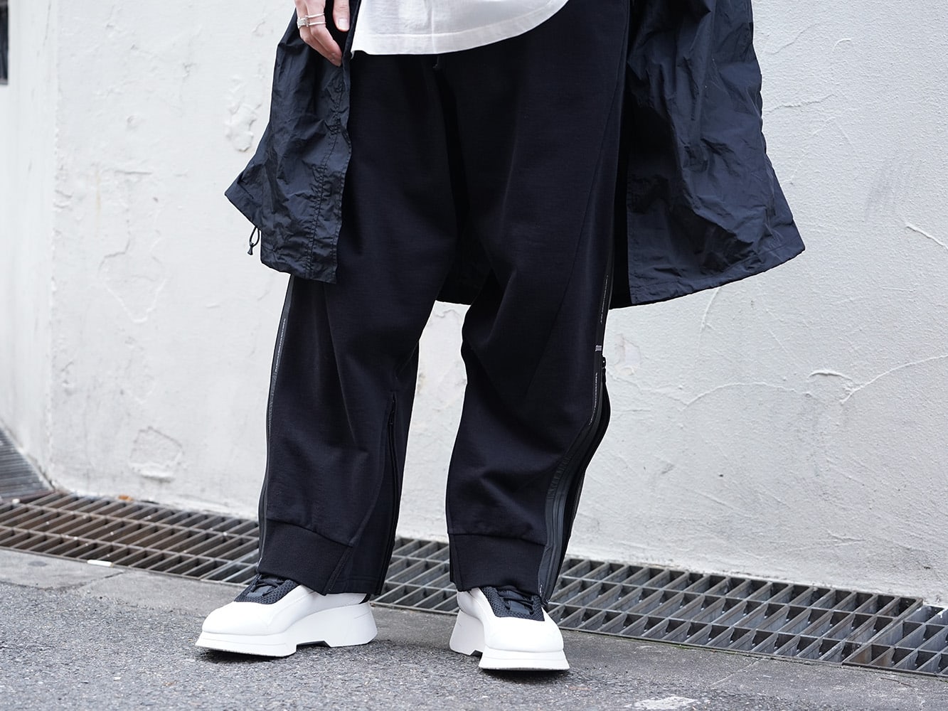 NILøS 2019SS Cowl neck Spindle jacket Style