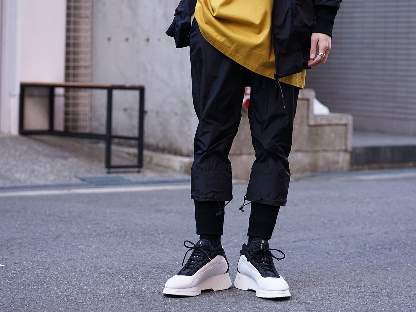 NILøS 19SS Bright taffeta Set up Style