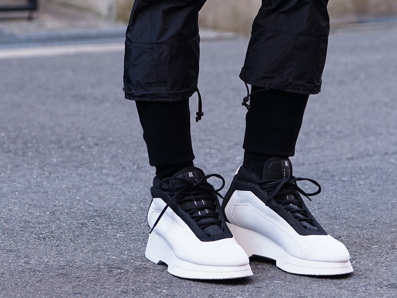 NILøS 19SS Bright taffeta Set up Style