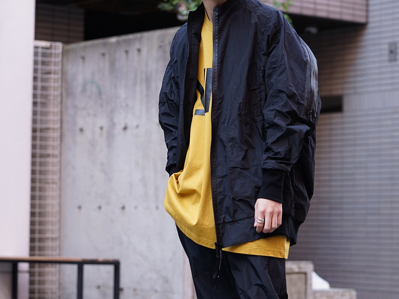 NILøS 19SS Bright taffeta Set up Style