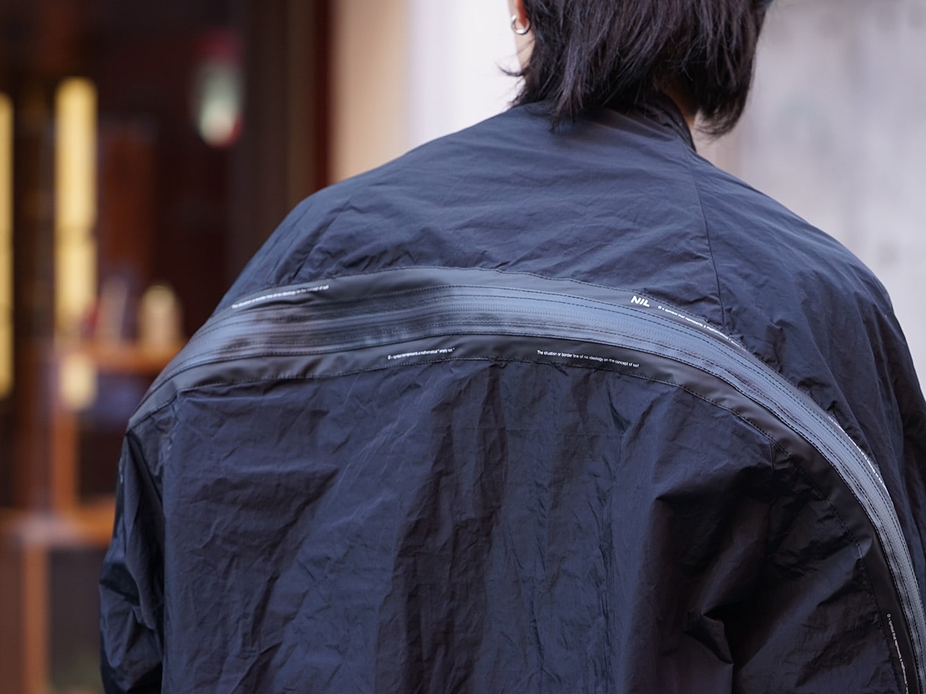 NILøS 19SS Bright taffeta Set up Style