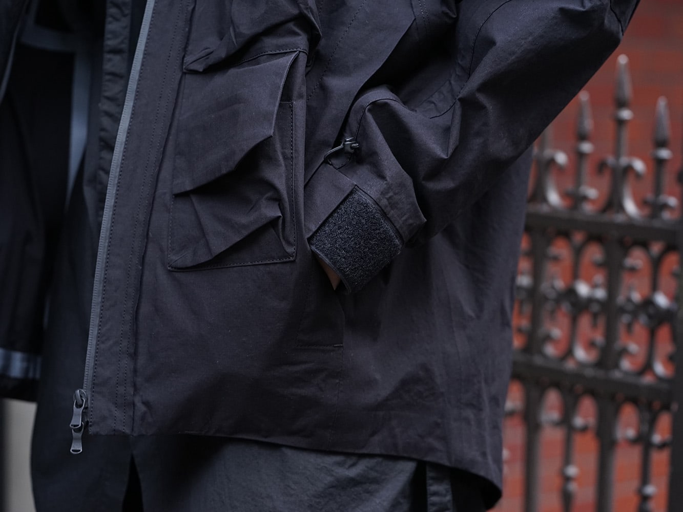 The Viridi-anne 2019SS Dolman sleeve mountain parka Style