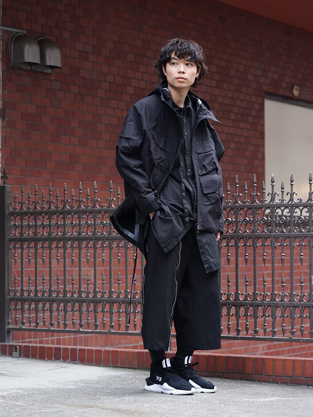 The Viridi-anne 2019SS Dolman sleeve mountain parka Style