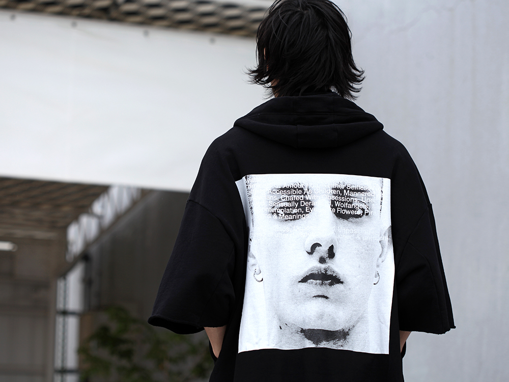 JULIUS 19SS Print Extra Big zip hoodie Style - 2-004