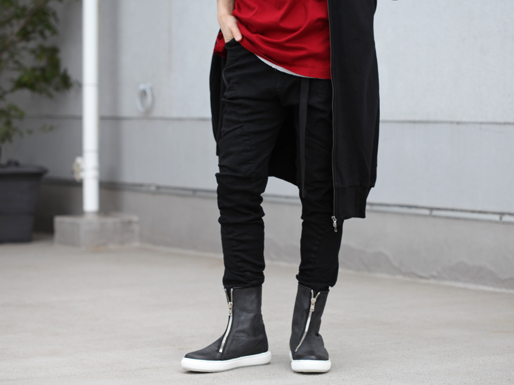 JULIUS 19SS Print Extra Big zip hoodie Style - 3-001