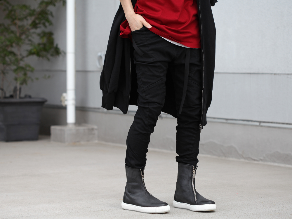 JULIUS 19SS Print Extra Big zip hoodie Style - 3-002