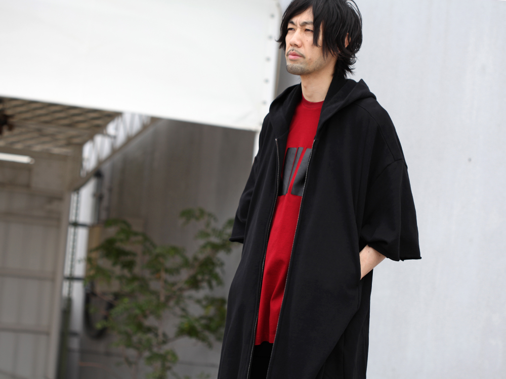 JULIUS 19SS Print Extra Big zip hoodie Style - 4-001