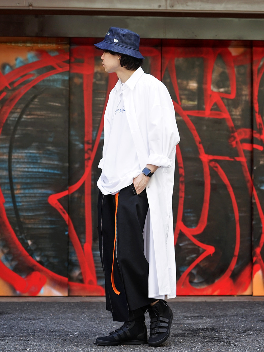 Yohji Yamamto New Era x B YY Street Style - 1-002