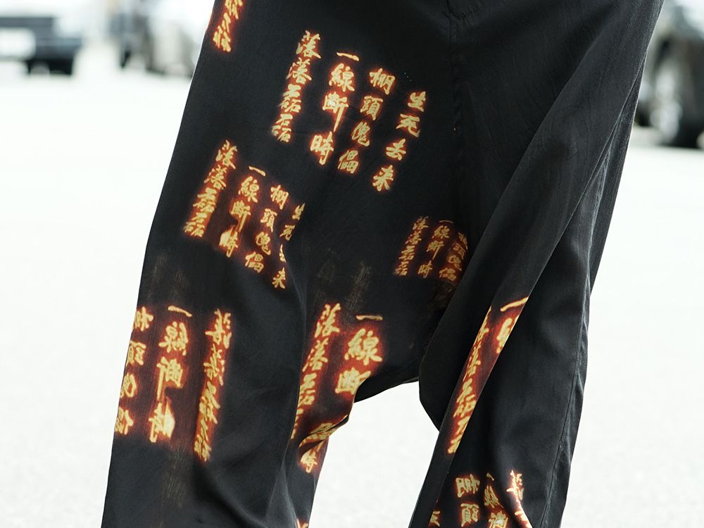 Ground Y x INNOCENCE Cut sewn & Sarouel pants Style - 3-003