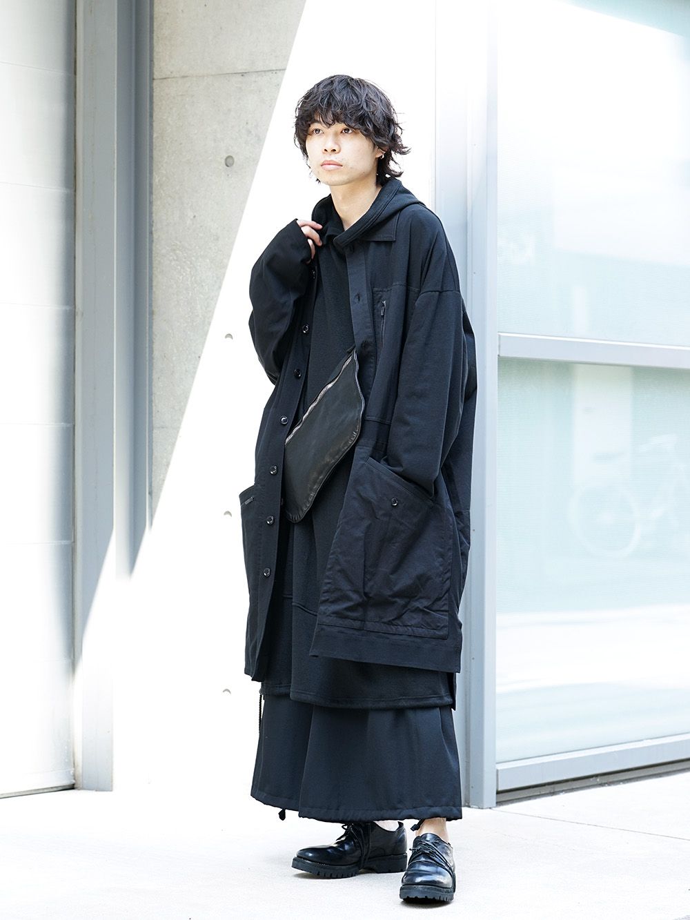 Yohji Yamamoto 19SS String Hem Hoodie Style - 1-005