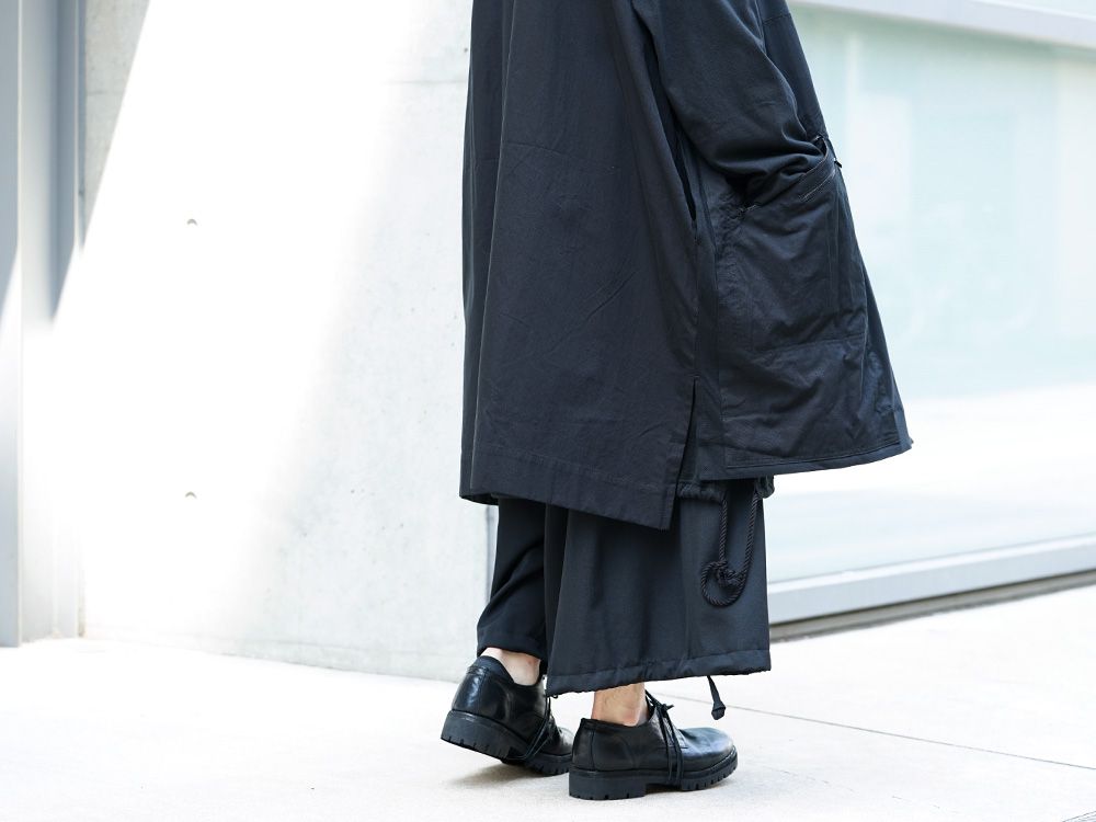 Yohji Yamamoto 19SS String Hem Hoodie Style - 2-005