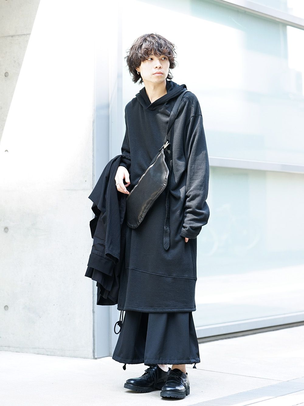 Yohji Yamamoto 19SS String Hem Hoodie Style - FASCINATE BLOG