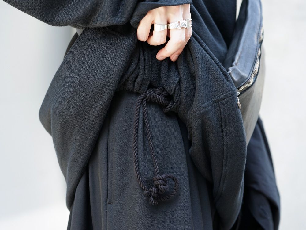 Yohji Yamamoto 19SS String Hem Hoodie Style - 4-005