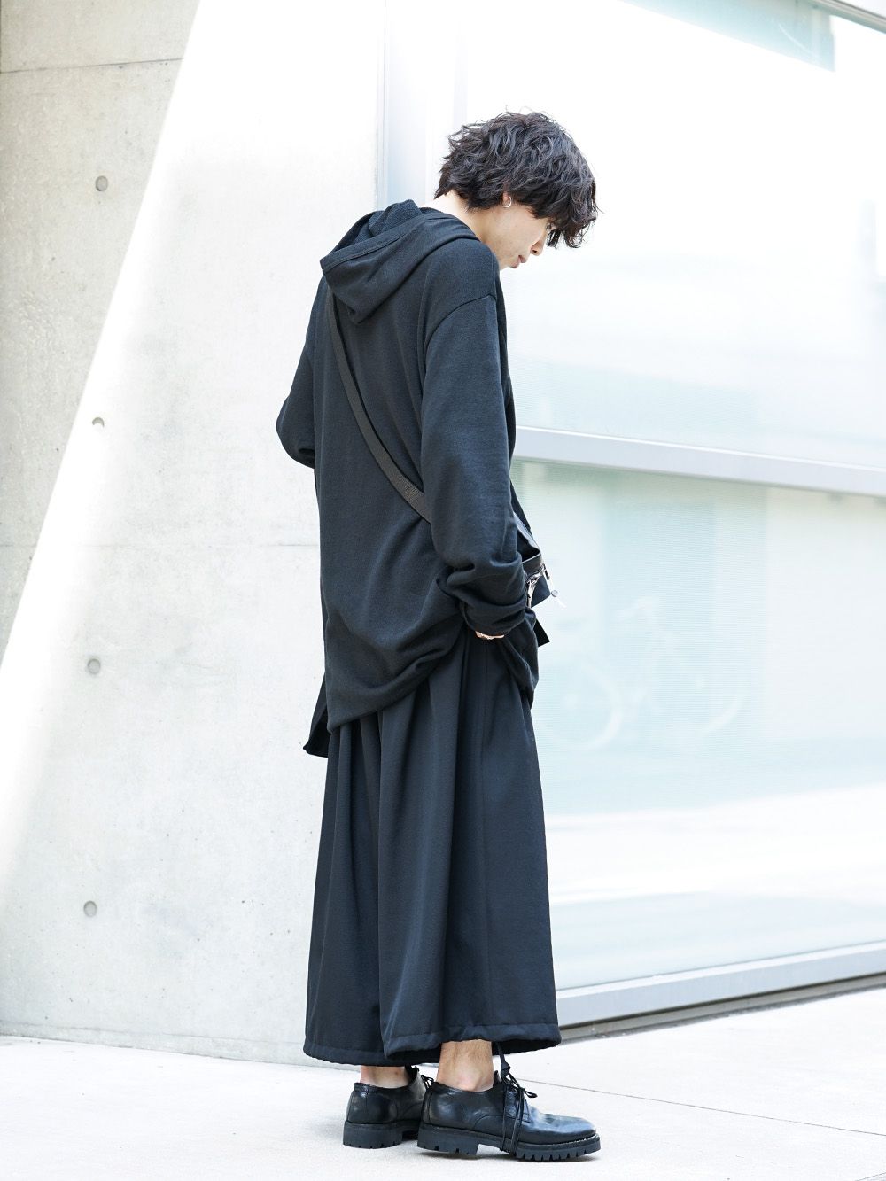 Yohji Yamamoto 19SS String Hem Hoodie Style - 5-004