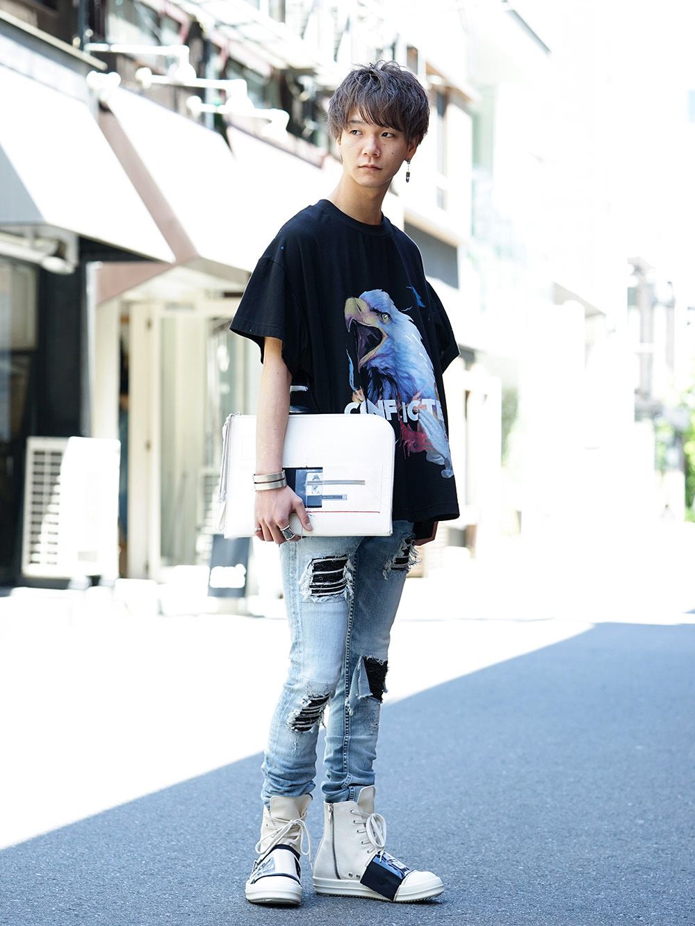 Graphic x Patchwork design Spring Summer Style - 4-005