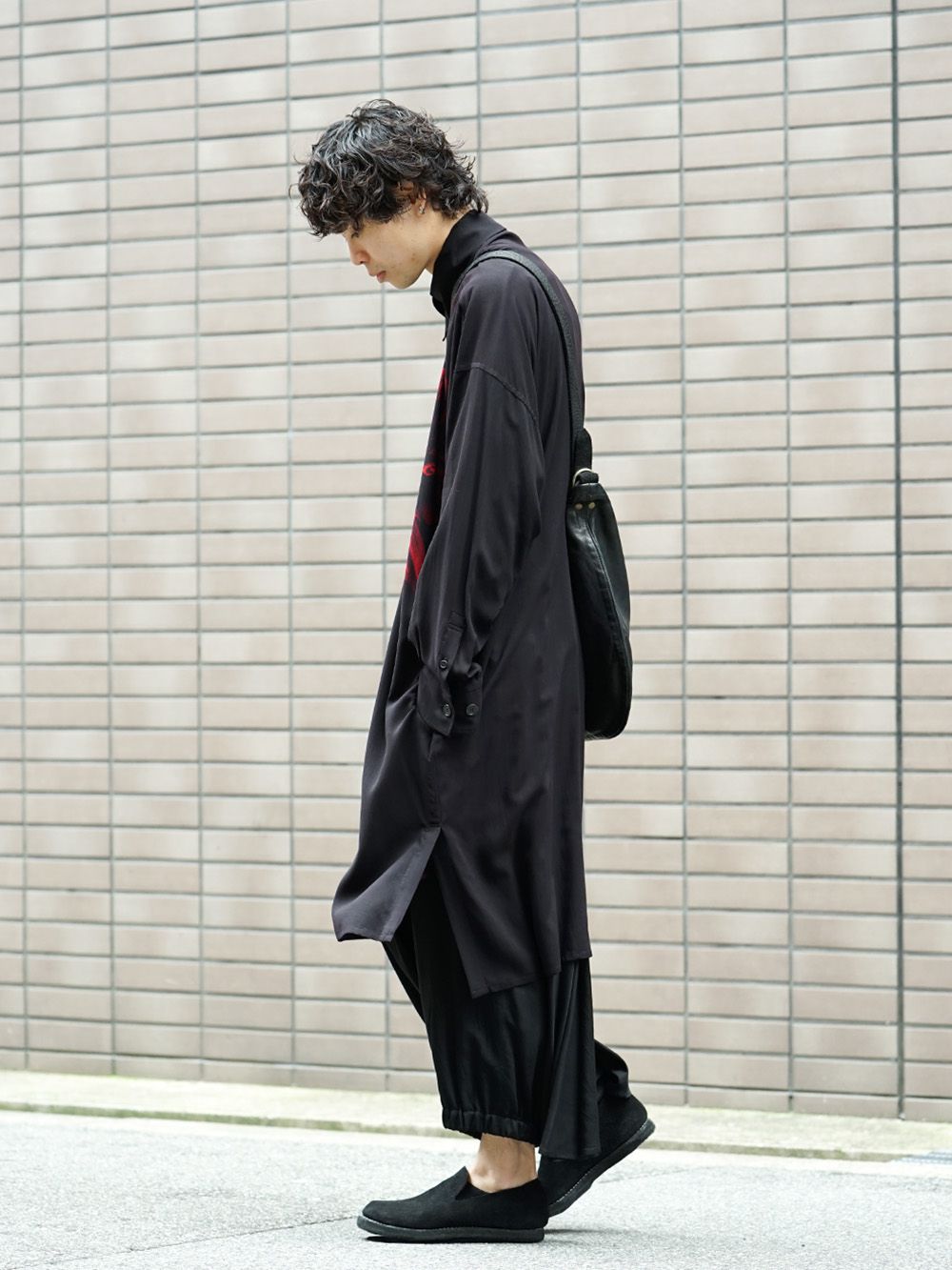 Yohji Yamamoto 19SS Red Print Blouse Style - FASCINATE BLOG