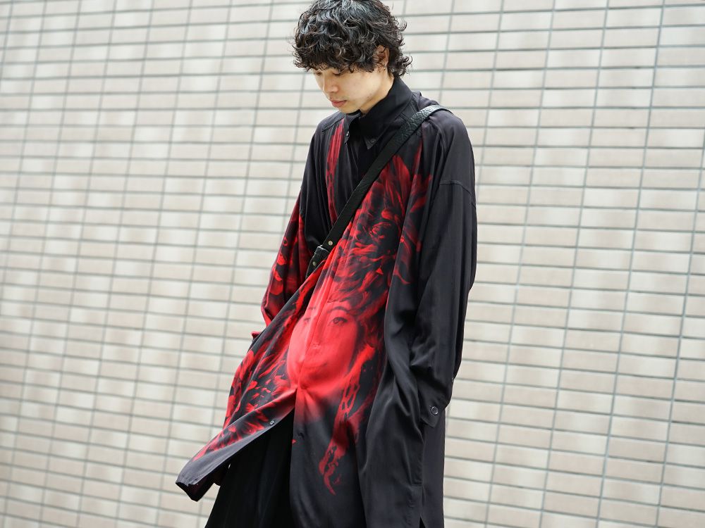 Yohji Yamamoto 19SS Red Print Blouse Style - 2-001