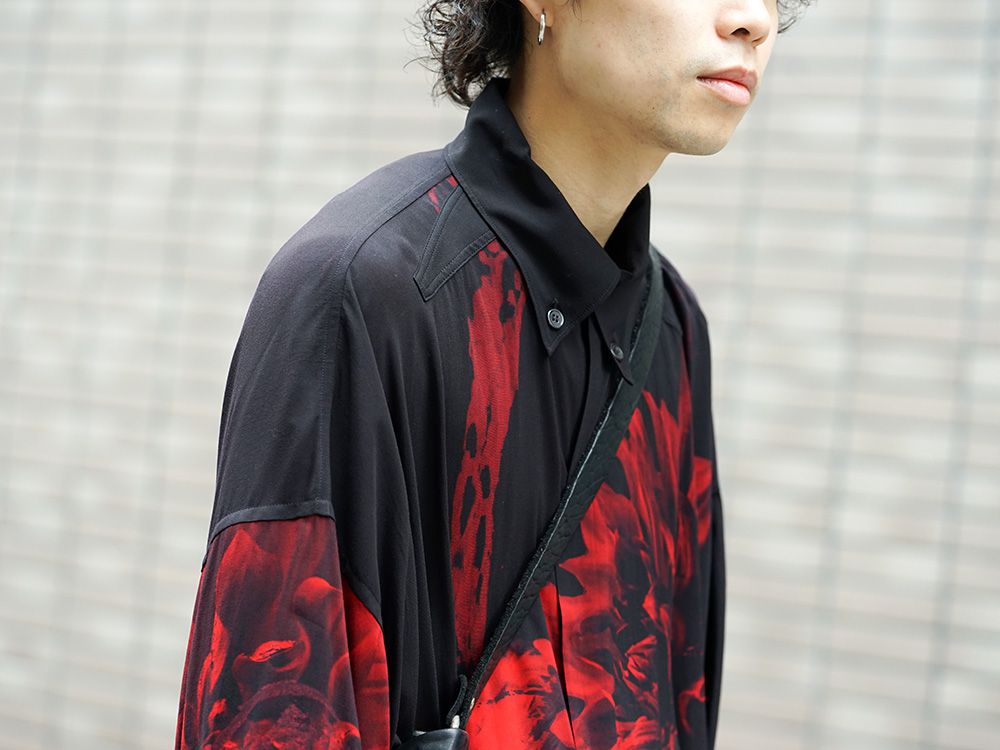 Yohji Yamamoto 19SS Red Print Blouse Style - 2-002