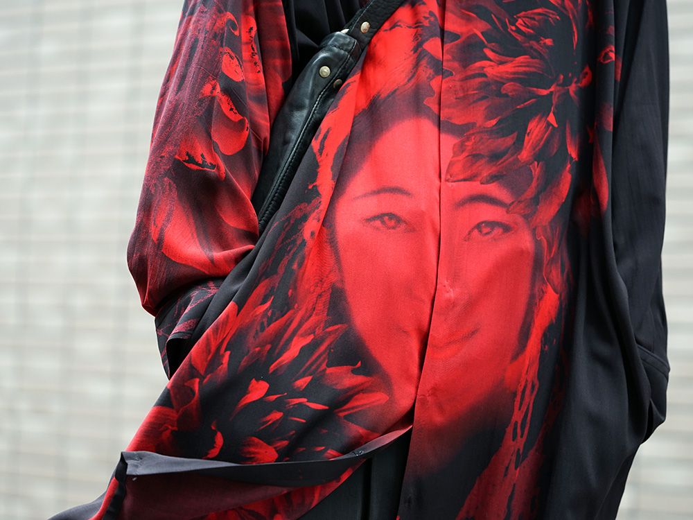 Yohji Yamamoto 19SS Red Print Blouse Style - 2-003