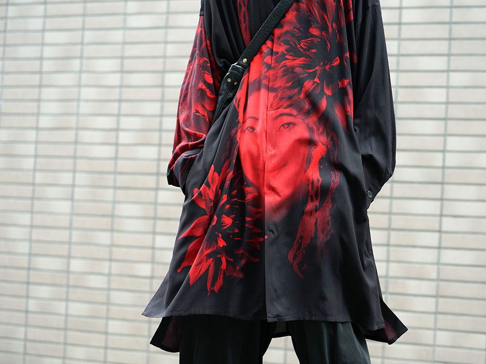 Yohji Yamamoto 19SS Red Print Blouse Style - 2-004