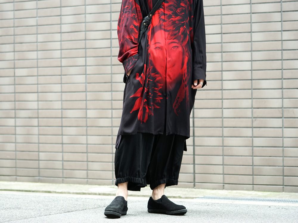 Yohji Yamamoto 19SS Red Print Blouse Style - 3-001