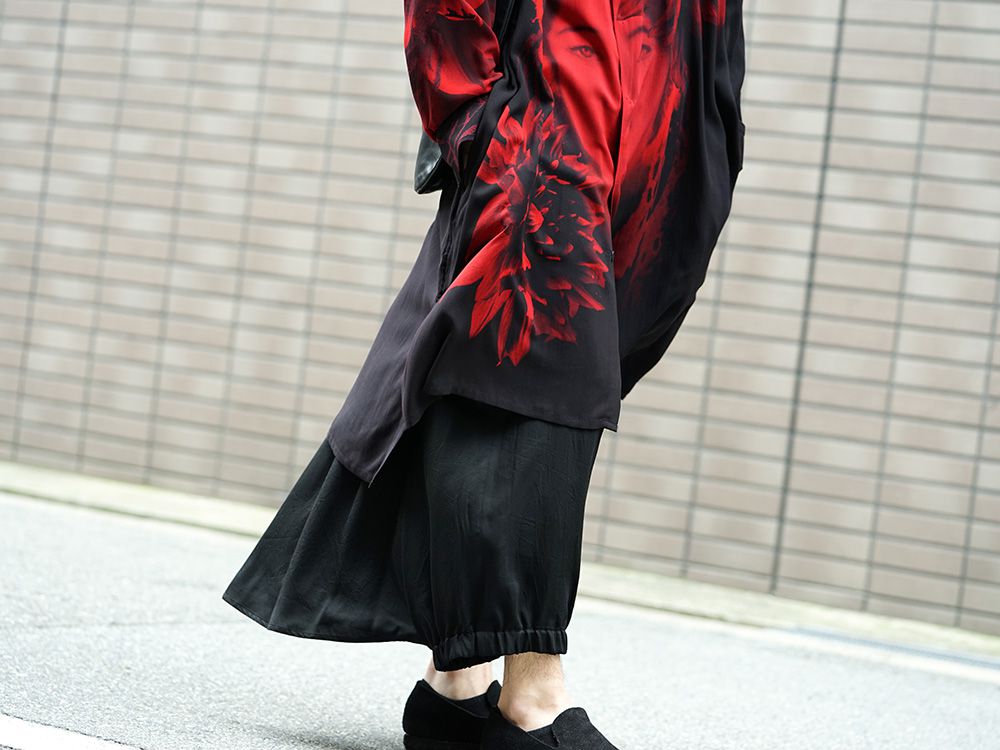 Yohji Yamamoto 19SS Red Print Blouse Style - FASCINATE BLOG