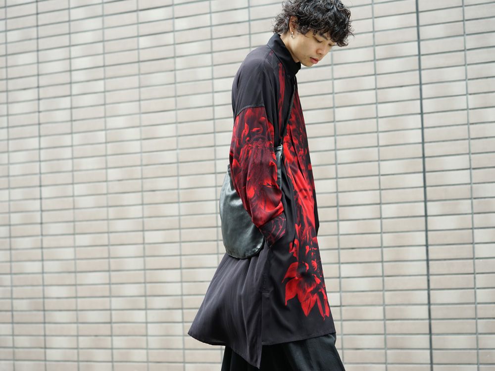 Yohji Yamamoto 19SS Red Print Blouse Style - 4-002