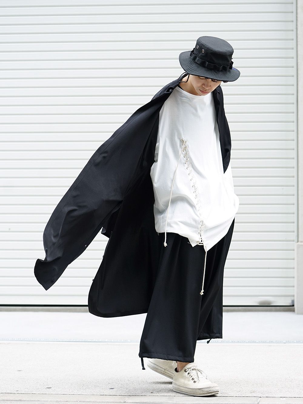 B Yohji Yamamoto 19SS Open Button Long Shirt Style - 1-003