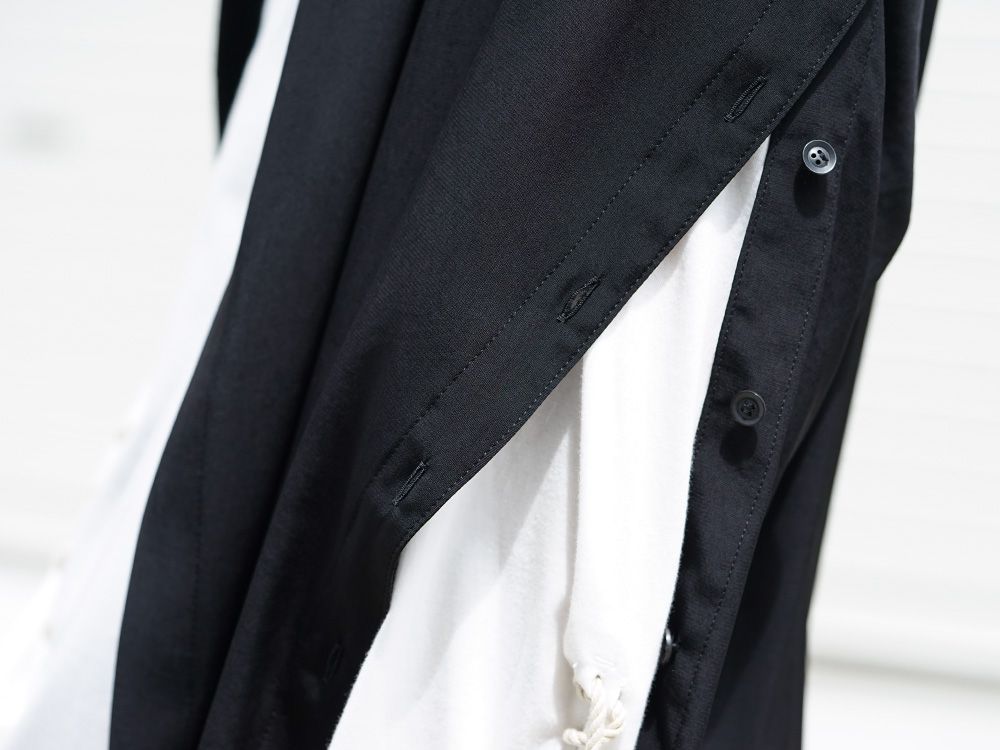 B Yohji Yamamoto 19SS Open Button Long Shirt Style - 2-003