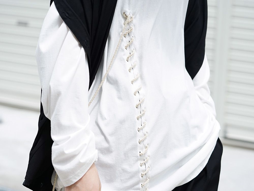 B Yohji Yamamoto 19SS Open Button Long Shirt Style - 3-001