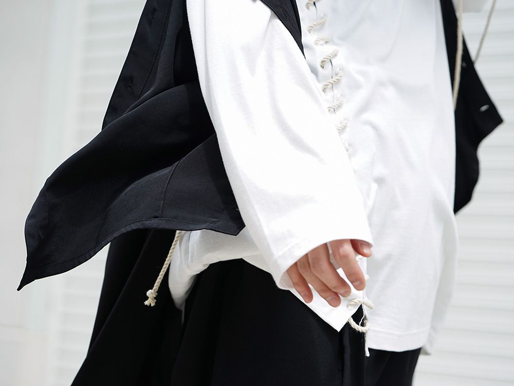 B Yohji Yamamoto 19SS Open Button Long Shirt Style - 3-005