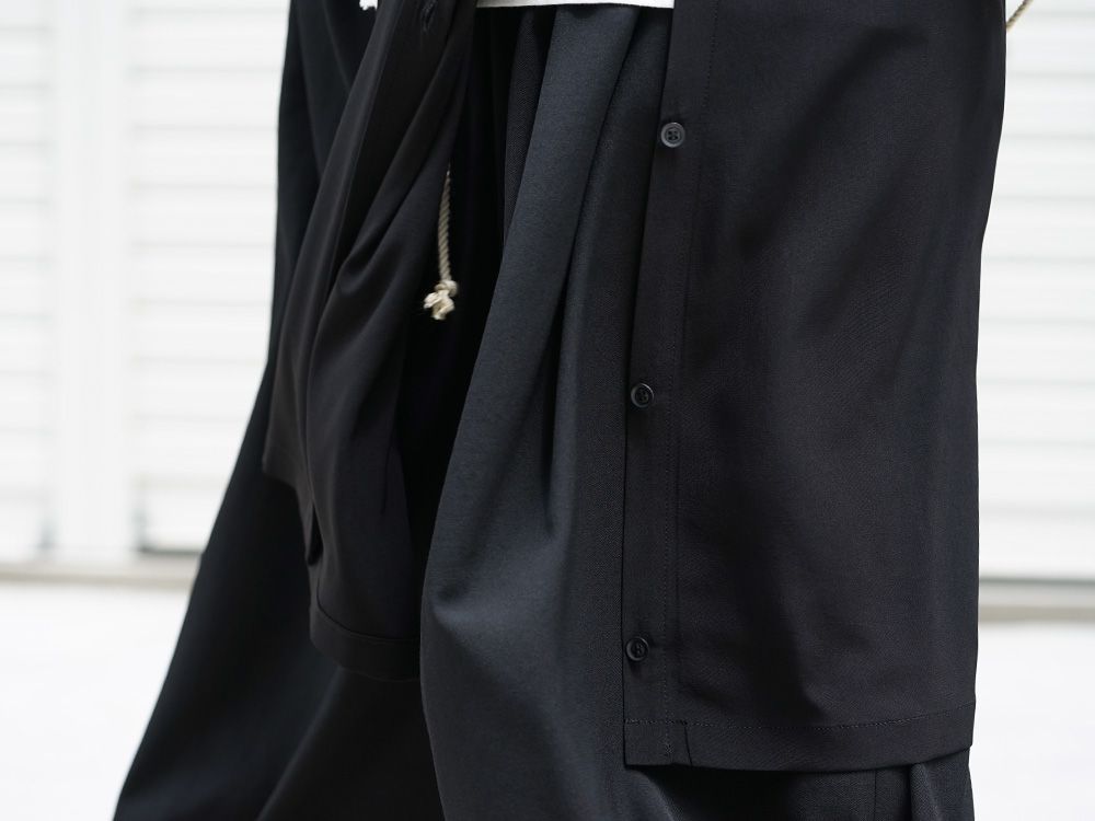 B Yohji Yamamoto 19SS Open Button Long Shirt Style - 4-003