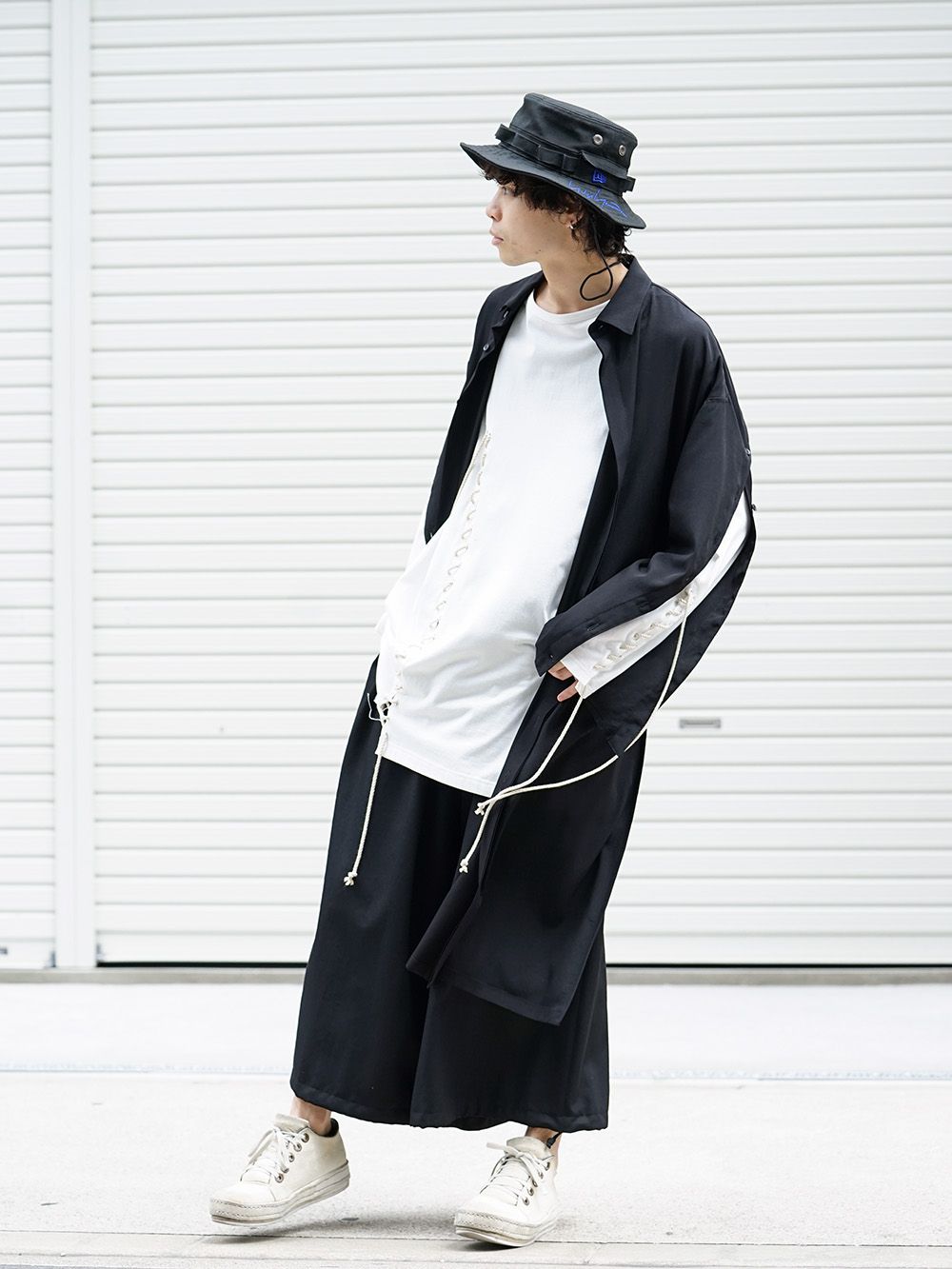 B Yohji Yamamoto 19SS Open Button Long Shirt Style - 4-005