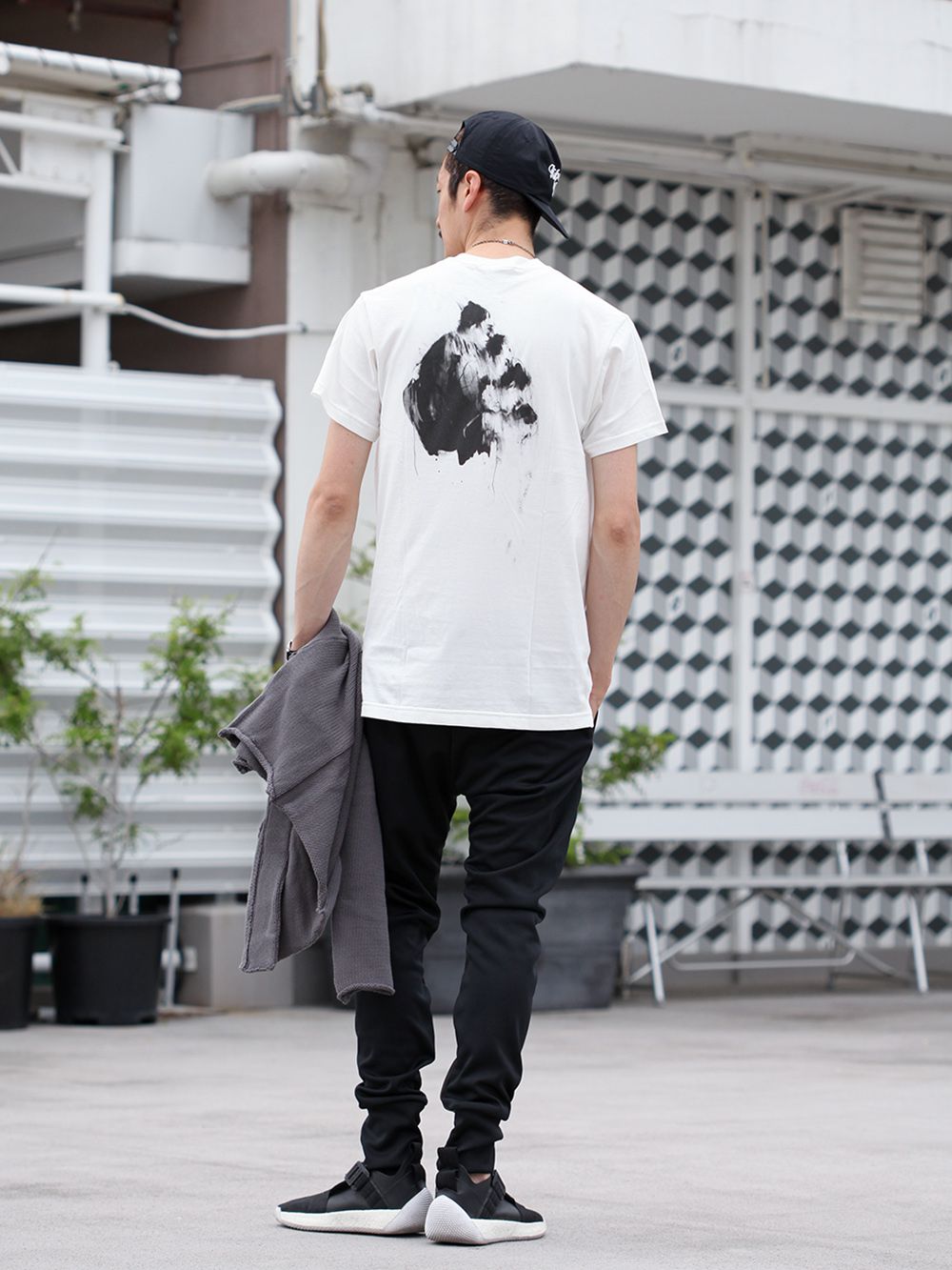 .LOGY kyoto 19SS [ RIPVANWINKLE × The Viridi-anne ] BACK PRINT-T STYLING! - 3-003