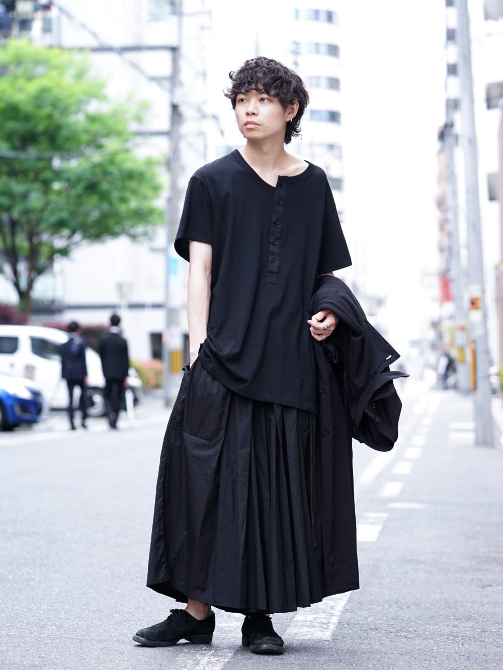 Yohji Yamamoto 19SS HAKAMA Pants 2Way Coordinate - 3-001
