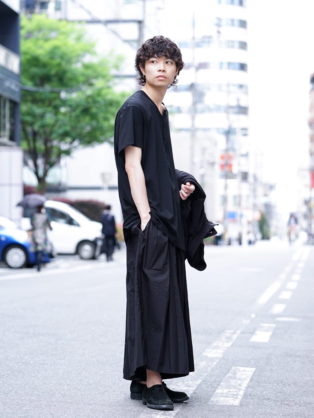 Yohji Yamamoto 19SS HAKAMA Pants 2Way Coordinate - 3-002