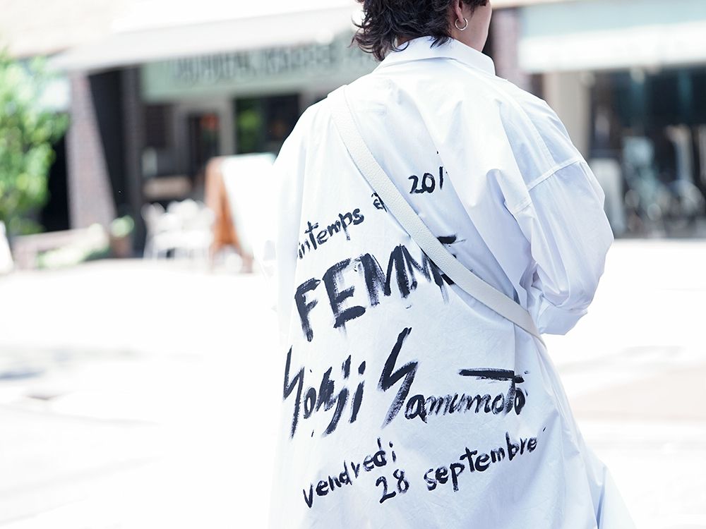 B Yohji Yamamoto Back Print Shirt Style - 2-002