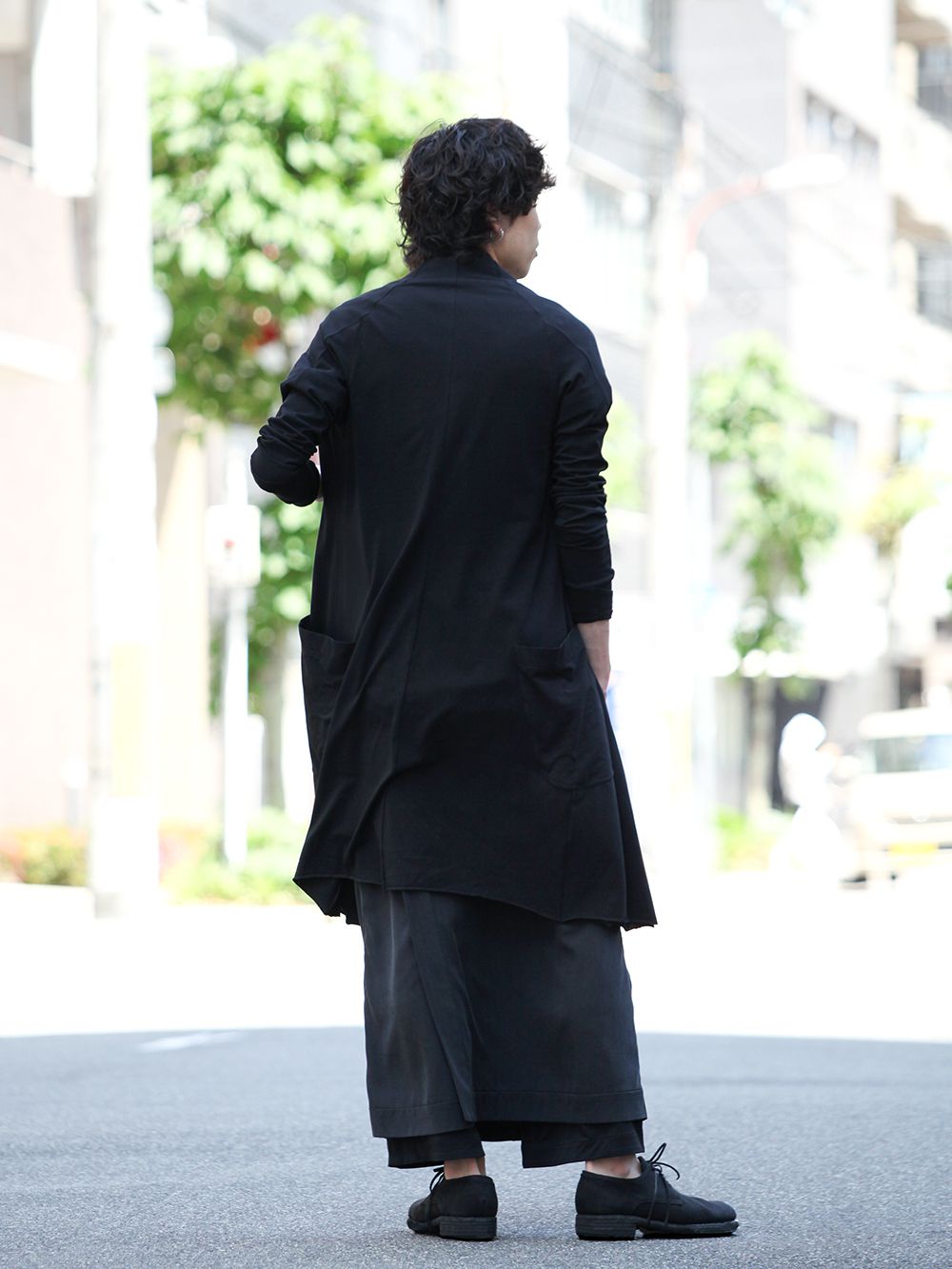 DEVOA 19SS Long cardigan × HAKAMA Pants Style - 1-003