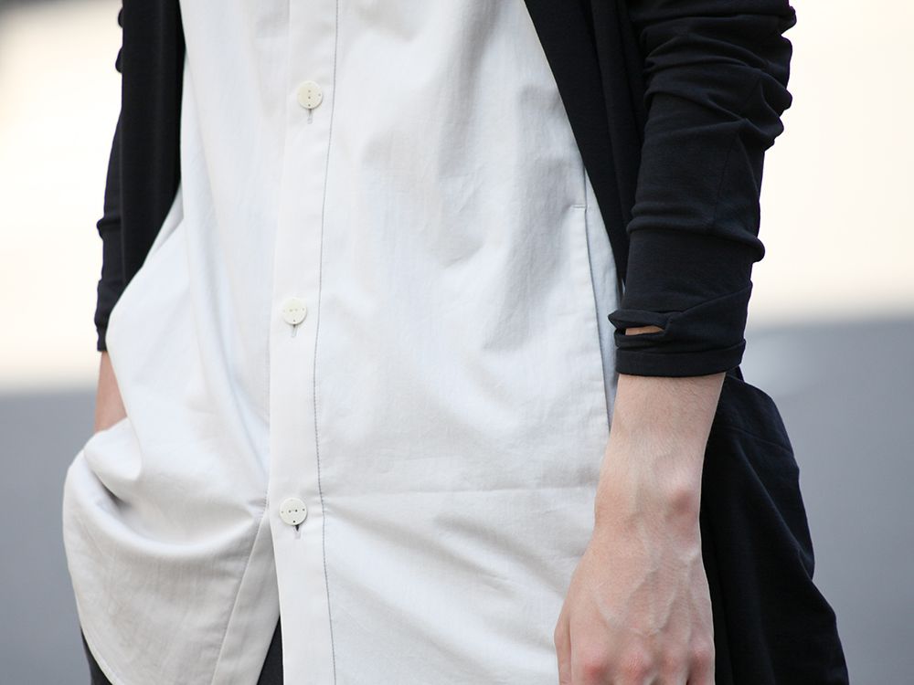 DEVOA 19SS Long cardigan × HAKAMA Pants Style - 2-004