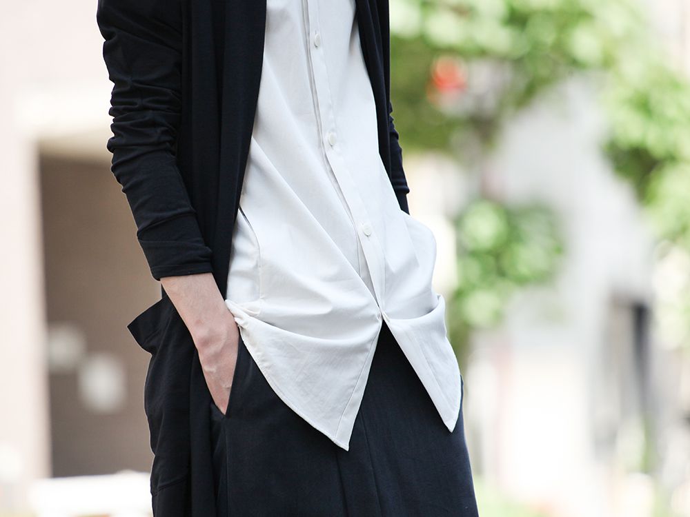 DEVOA 19SS Long cardigan × HAKAMA Pants Style - 2-003