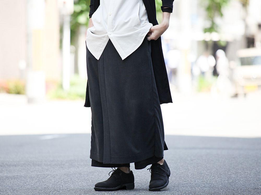 DEVOA 19SS Long cardigan × HAKAMA Pants Style - 3-002