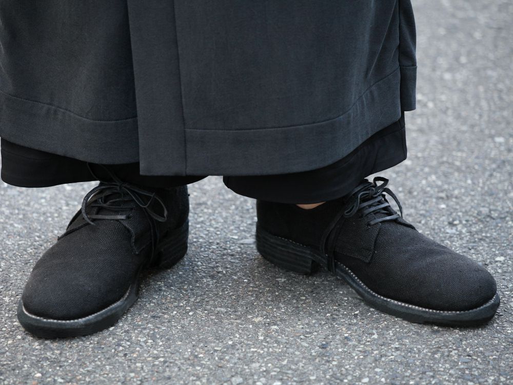 DEVOA 19SS Long cardigan × HAKAMA Pants Style - 3-005