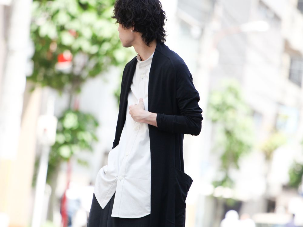 DEVOA 19SS Long cardigan × HAKAMA Pants Style - 4-001