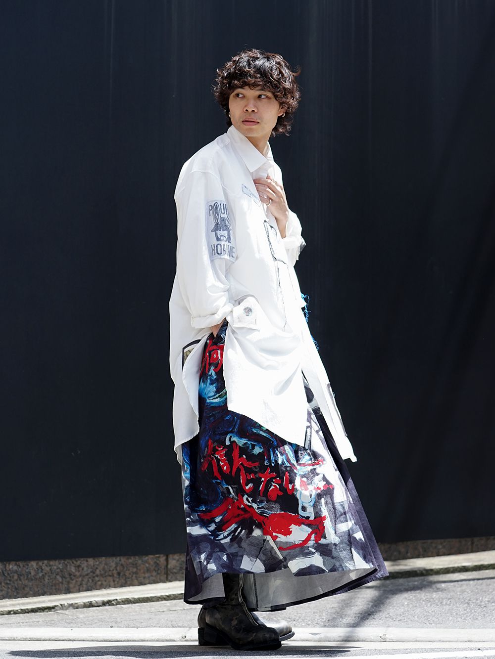 Yohji Yamamoto Patchwork x Print Design Style - FASCINATE BLOG