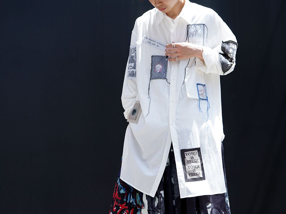 Yohji Yamamoto Patchwork x Print Design Style - 2-001